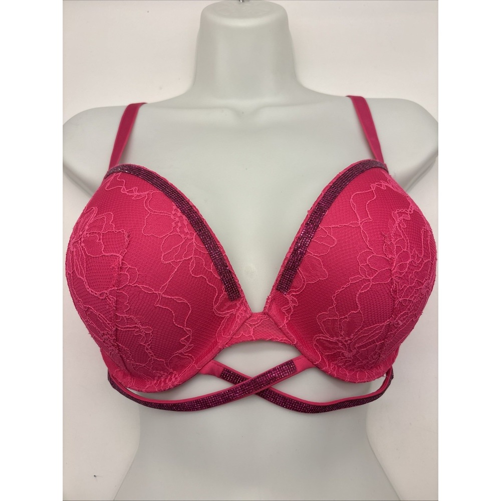 Victoria's Secret Very Sexy Shine Cradle Lace Push-Up Bra 38D